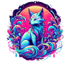 Fuchs Kunst Psychedelisch