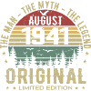 Legend Since August 1941 Birthday Gift 1941