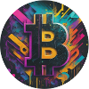 Bitcoin-Explosion der Farben