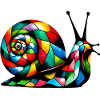 Harlequin Snail