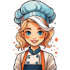 Cuisinier ou boulanger attrayant