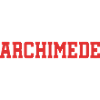 Archimede T-Shirt Geschenk gestapelter Text