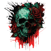 Flower Skull
