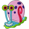 Bob l'Éponge Gary L'Escargot Motif De Broderie