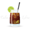 Cocktail Cuba Libre Weiss