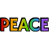 Peace rainbow