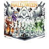 Scary Chess Halloween T-Shirt