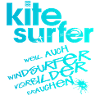Kitesurfer vs Windsurfer