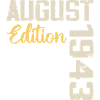Fødselsdag august 1943 - Limited Edition august 1943