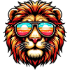 Lion with Sunglasses