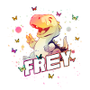 FREY - Smukt drengenavn med søde DINO T-REX