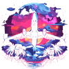 Retro Flugzeug Retrowave
