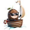 Obst Kokosnuss Bootfahren Geschenk