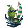 Frucht Limette Bootfahren Geschenk