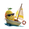 Obst Mango Bootfahren Geschenk