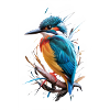 Vibrant Kingfisher - Nature's Jewel