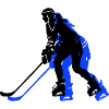 Ice Hockey Player Icon