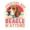 Chien de race beagle