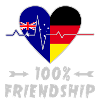 Australia and Germany 100% friendship