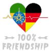 Ethiopia and Germany 100% friendship
