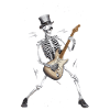 Halloween gitar gresskar høst skummel natt