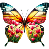 Tulipe papillon tulipe Hollande