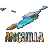Carte à l’aquarelle Anguilla
