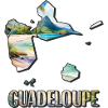 Carte aquarelle Guadeloupe