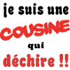I'm a cousin...