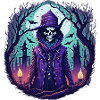 Gruseliges Halloween-partykostüm Zombie