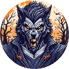 Gruseliges Halloween-partykostüm Werwolf