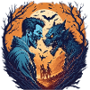Gruseliges Halloween-partykostüm Zombie Und