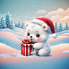 L’ours polaire de Noël