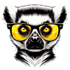 Lemur with Sunglasses