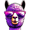 Alpaca with Sunglasses