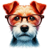 Dog with Glasses