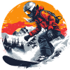 Snowboarder Graphic