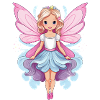 Illustration of a magical fairy