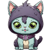 Halloween Monster Cat