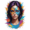 "Colourful masquerade: style meets protection"