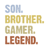 Fils Frère Gamer Légende