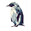 Geometric Art Penguin Penguins