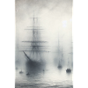 Mystic Ships in Fog: Maritime Dreamscape Art