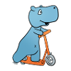 Hippo Scooter