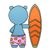 Hippo Surfboard