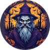 Gruseliges Halloween-partykostüm Hexenmeister