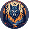 Gruseliges Fête d’Halloween Kostüm Werwolf