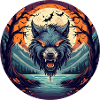 Gruseliges Halloween Party Kostüm Werwolf
