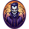 Gruseliges Halloween Party Kostüm Vampir