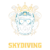 Parachutist Skydiving Skull